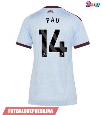 Lacne Ženy Futbalové dres Aston Villa Pau Torres #14 2026-27 Krátky Rukáv - Tretina